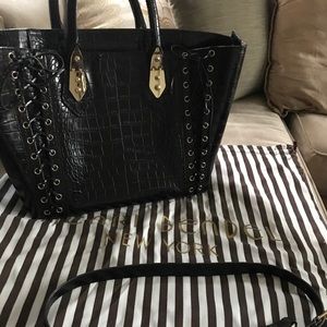 Henri Bendel lace up tote